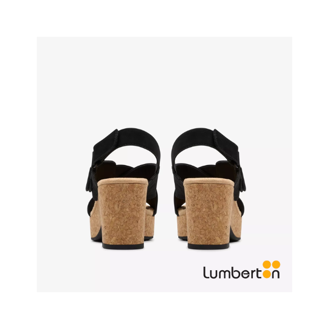 Sandalia Negra + Detalle Tiras en...