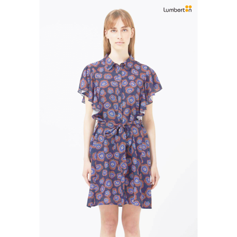 Vestido corto floral...