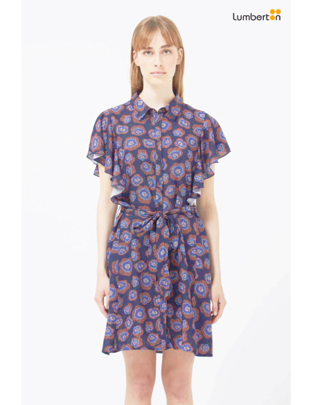 Vestido corto floral Jacaranda41101