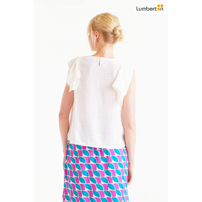 Blusa Volantes Cruda11033