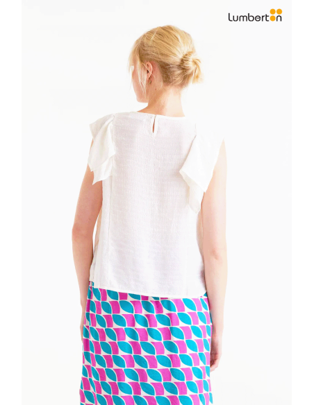 Blusa Volantes Cruda11033