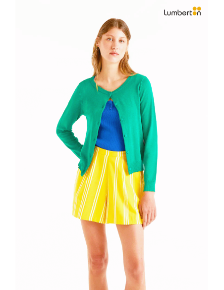 Chaqueta corta verde10457