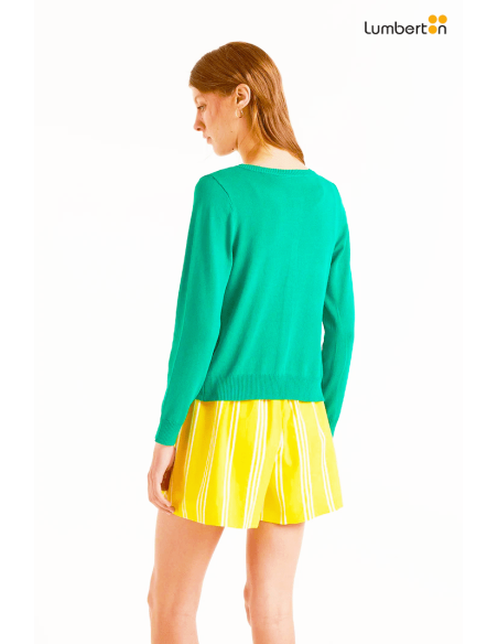 Chaqueta corta verde10457