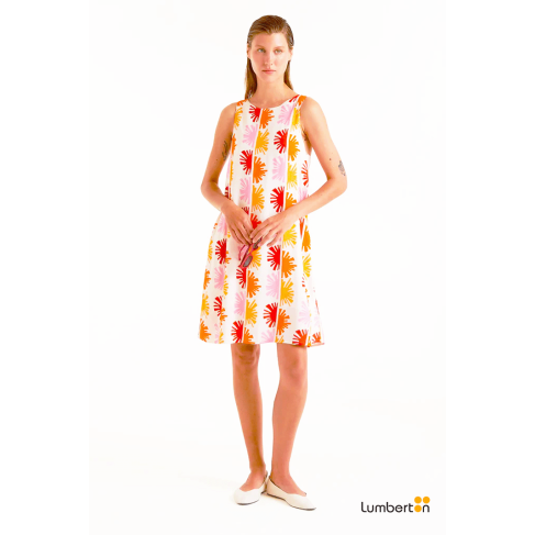 Vestido corto estampado44107