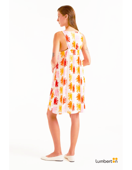 Vestido corto estampado44107