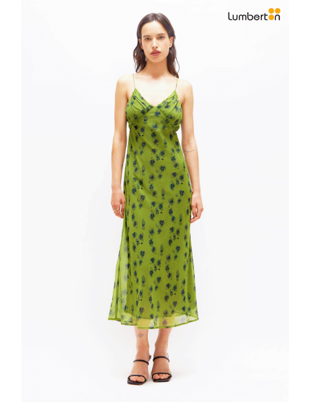 Vestido midi tirantes floral41229