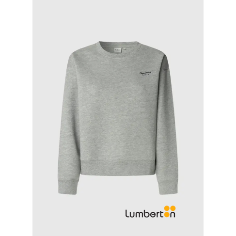 Sudadera gris cuello...