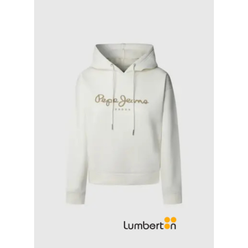 Sudadera capucha blanca...