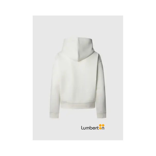 Sudadera capucha blanca logo BADDYH