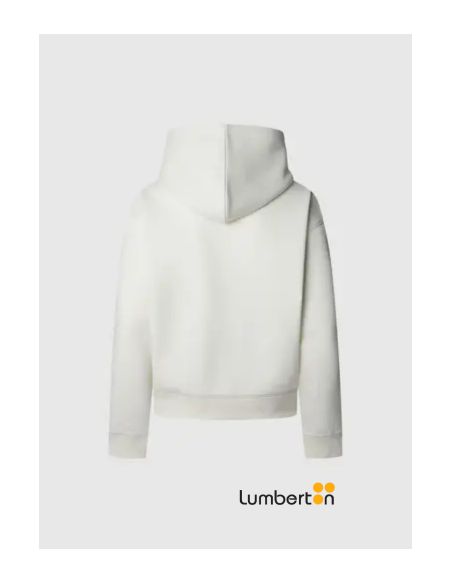 Sudadera capucha blanca logo BADDYH