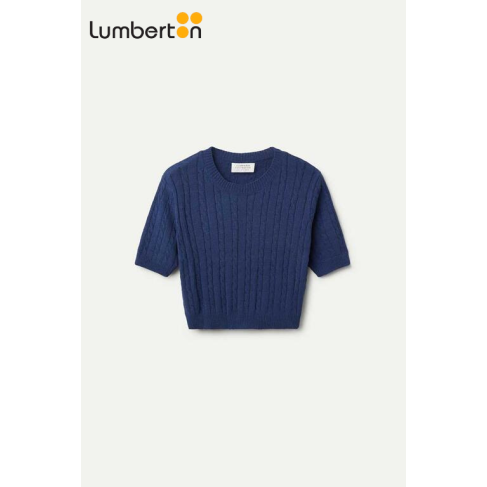 CAMISETA MUJER AZUL CORTA... 2