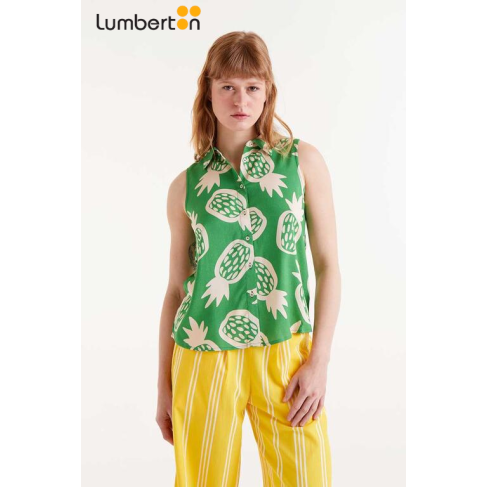 Camiseta Estampado Verde44110