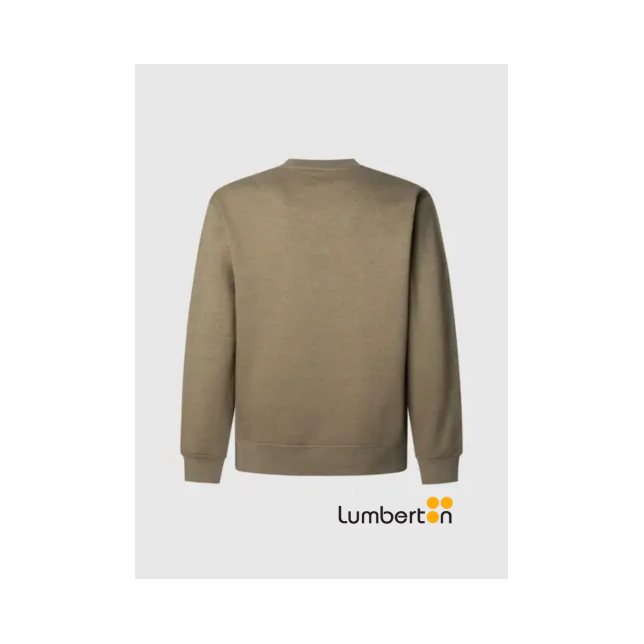 Sudadera cuello redondo verde militar...