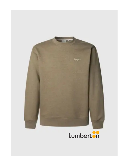 Sudadera cuello redondo verde militar MACBEV