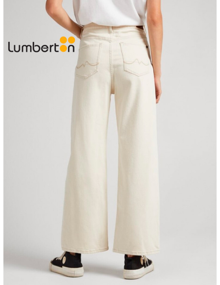 Pantalón beig con bolsillos laterales HIGHRISE