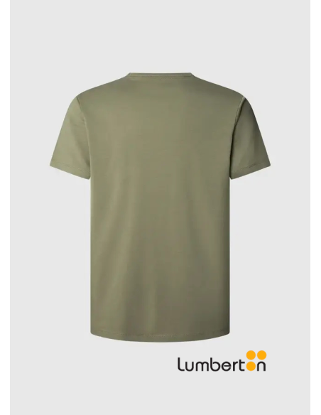 Camiseta básica m/corta verde militar BASICV