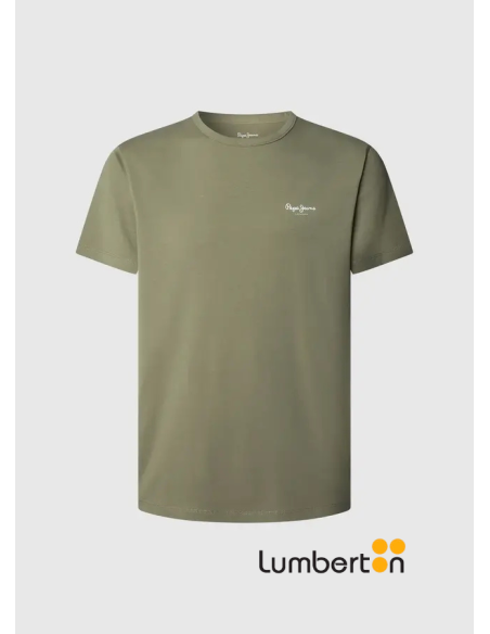 Camiseta básica m/corta verde militar BASICV