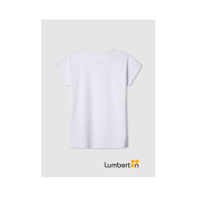 Camiseta básica m/corta blanca BLOOMAB