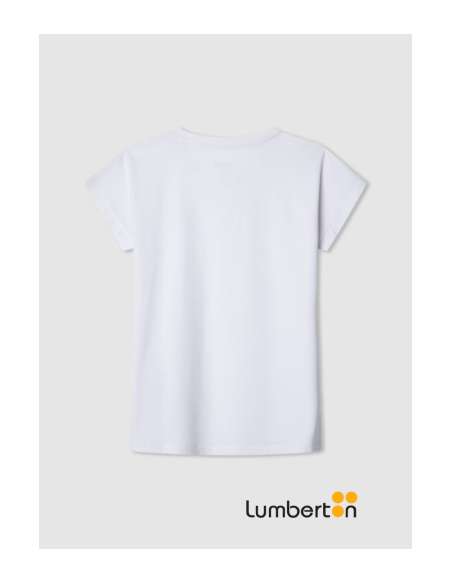 Camiseta básica m/corta blanca BLOOMAB