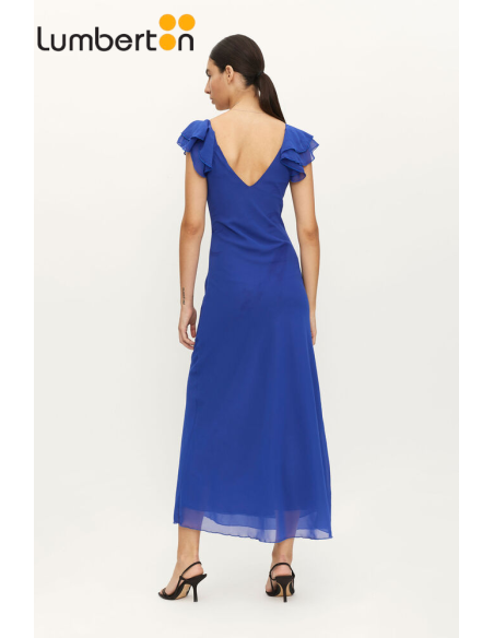 Vestido Largo Azul11309