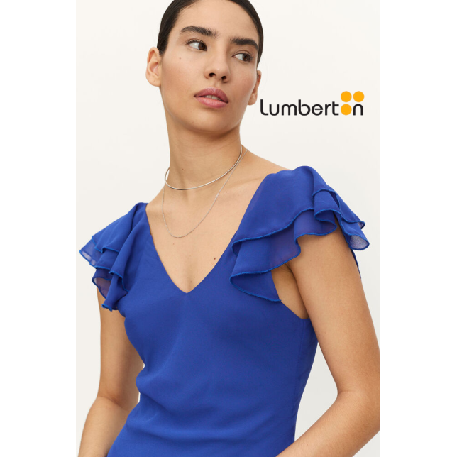 Vestido Largo Azul11309