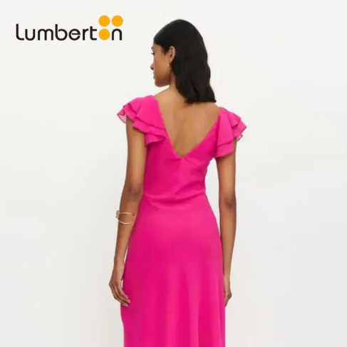 Vestido Largo Rosa11308 2