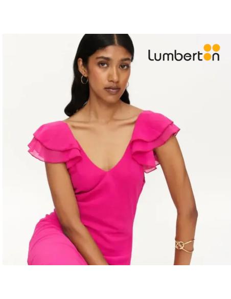 Vestido Largo Rosa11308