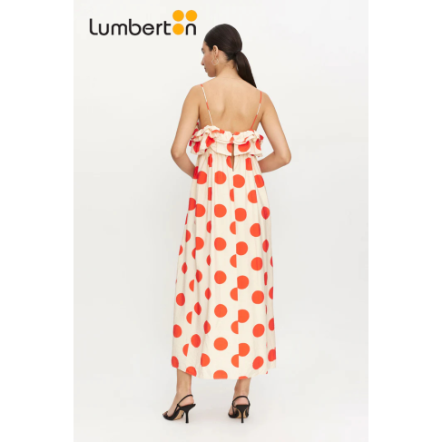 Vestido Topos Rojo11306 2