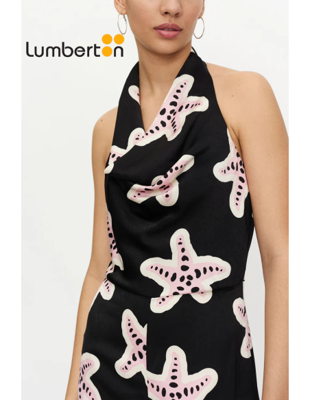 Mono largo halter de estrellas11310