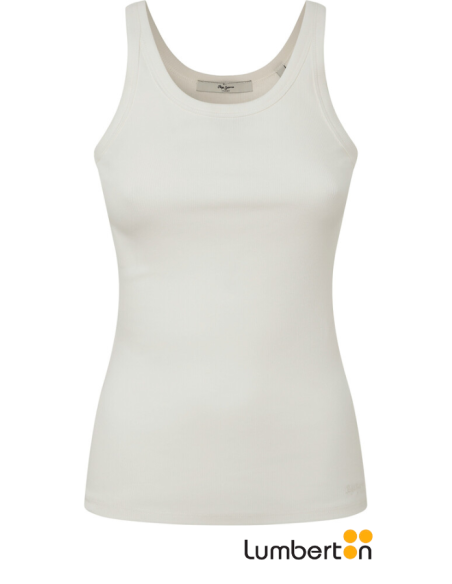 Camiseta Blanca S/M Canalé Letras BordadasELIELB