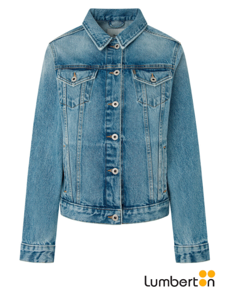 Chaqueta Tejana Azul DesgastadoJACKET