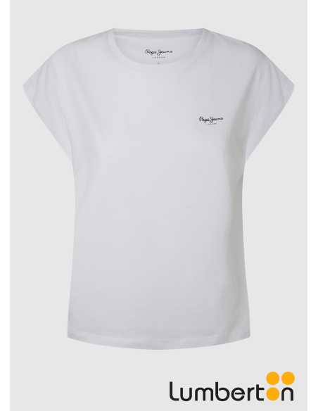 Camiseta Blanca Básica S/M Cuello RedondoBLOOMB