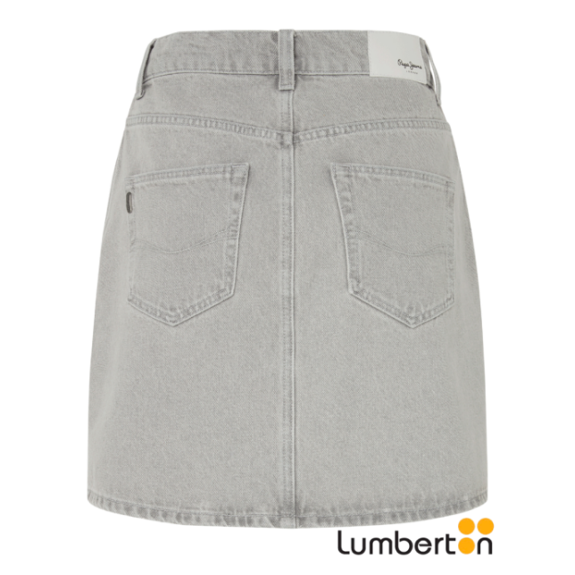 Falda Tejana Corta Gris ClaroMINISKI