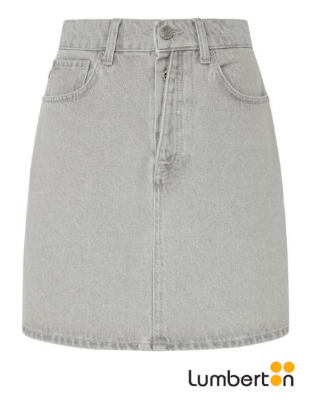 Falda Tejana Corta Gris ClaroMINISKI