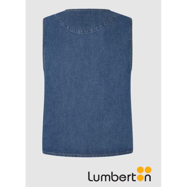 Chaleco Tejano AzulMAEVE