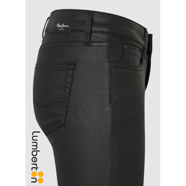 Pantalón Poli Piel Tiro Medio...