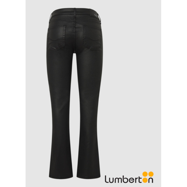 Pantalón Poli Piel Tiro Medio...