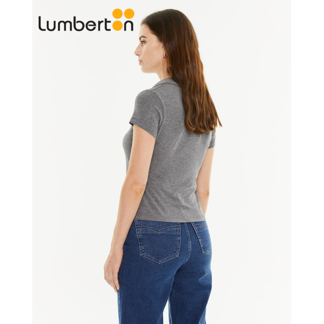 Camiseta Escote Gris656R