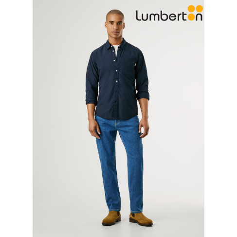 Camisa Azul Marino M/L... 2
