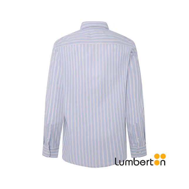 Camisa M/L Azul Cielo Rayas...