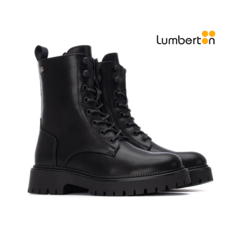 Botas Cordones Piel NegraBOTAN 2