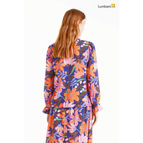 Camisa crepé ligero con... 2