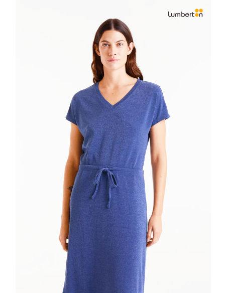 Camiseta cuello pico navy blue11051