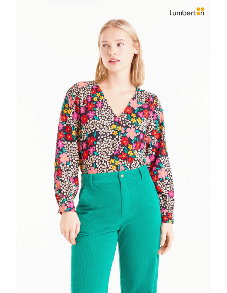 Camiseta con estampado Giardino41004