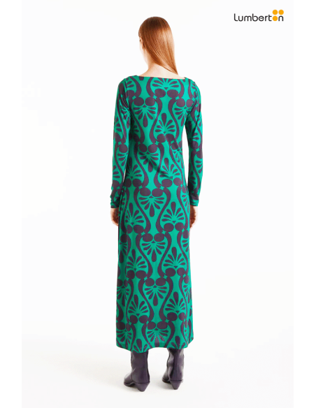 Vestido largo con estampado Baroque41026