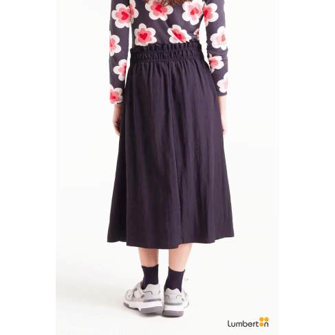 Falda midi negra11073 2