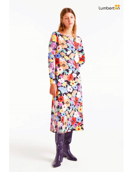 Vestido midi con estampado Hampton Big12012