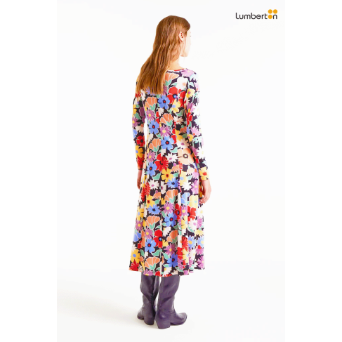 Vestido midi con estampado... 2