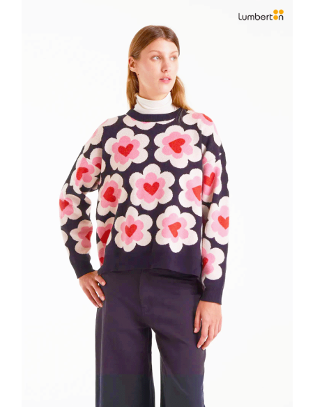 Jersey de punto jacquard con estampado SweetHeart10204