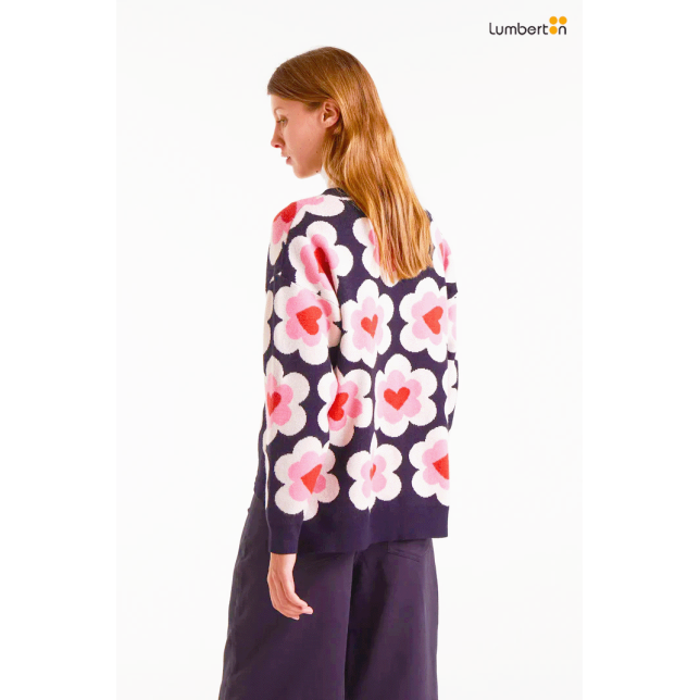 Jersey de punto jacquard con...